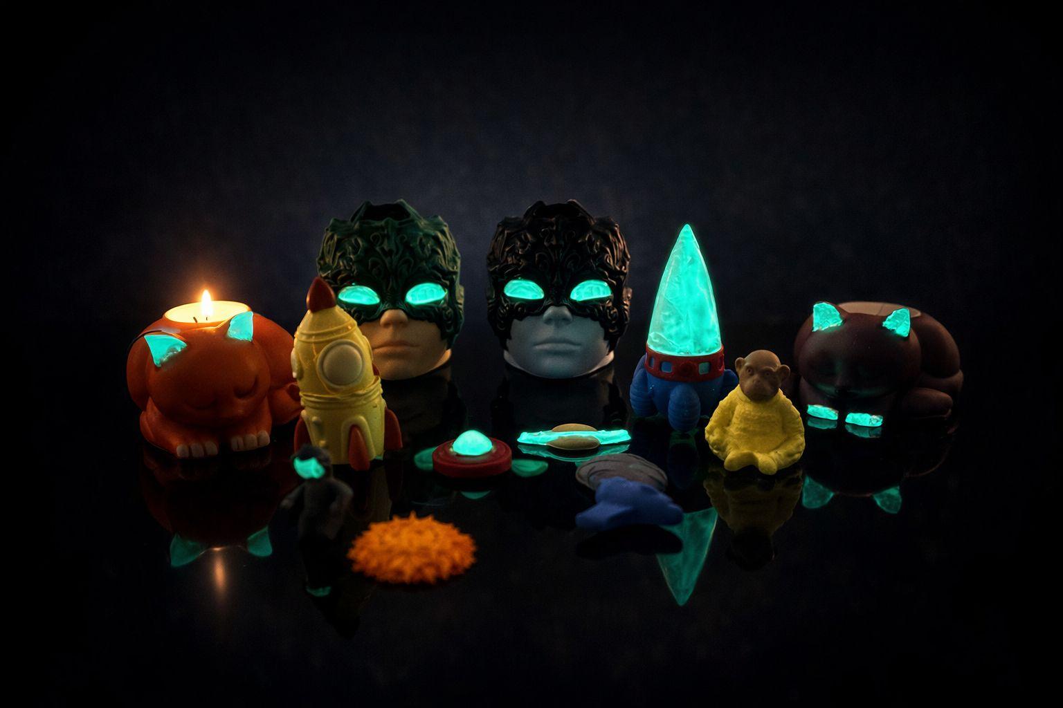 Kolorita Glow Edition figürleri karanlıkta ışıyan